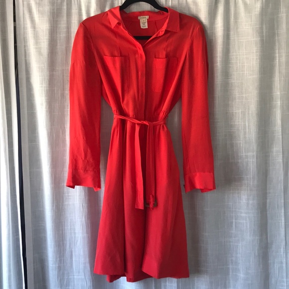 J. Crew Dresses & Skirts - J Crew Silk Shirt Dress